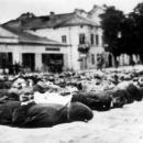 Bloody Wednesday in Olkusz hostages at Market Square