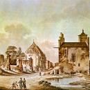Vogel Widok rynku w Olkuszu 1792